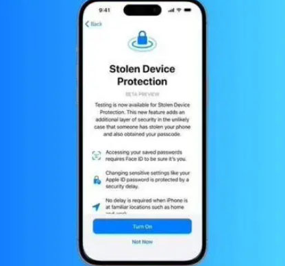 江岸苹果授权维修店分享被盗设备保护功能开启方法 