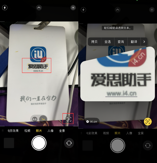 江岸苹果手机维修分享升级iOS 16后如何通过相机翻译文本 