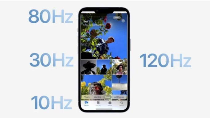 江岸苹果14维修分享iPhone 14有高刷吗 
