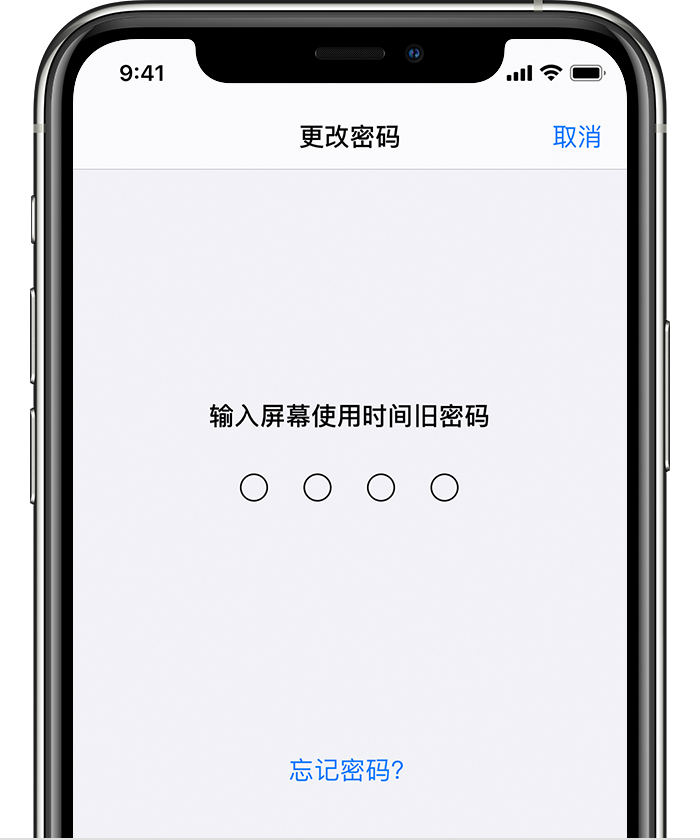 江岸苹果手机维修分享iOS 14 忘记屏幕使用时间密码怎么办 